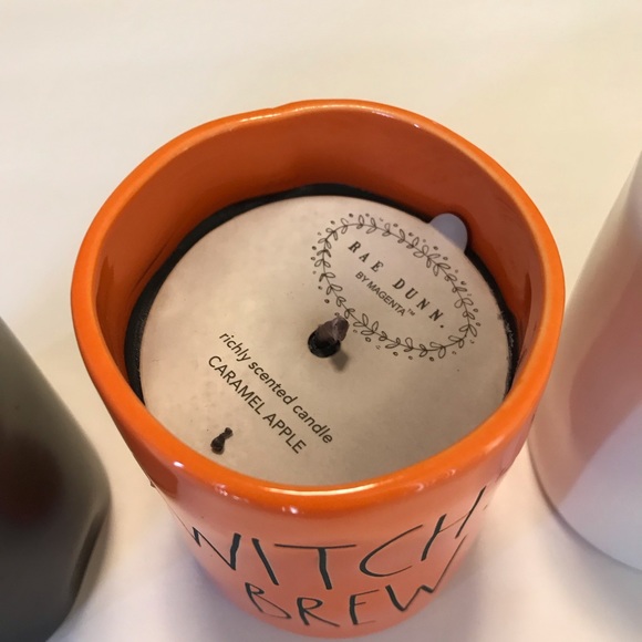 Rae Dunn Halloween Candles Set Of 3 Witch Haunted - Picture 5 of 8